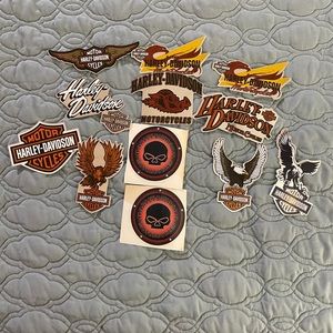 Bundle of Harley Davidson stickers